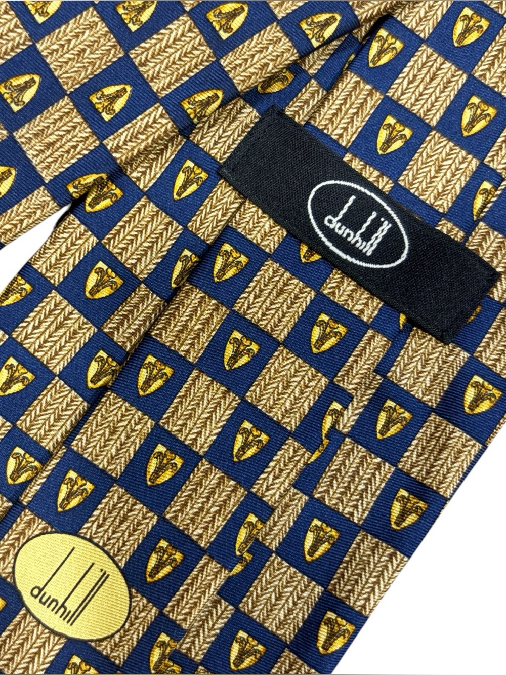 DUNHILL silk vintage tie